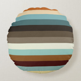 Retrostrepen Rond Kussen