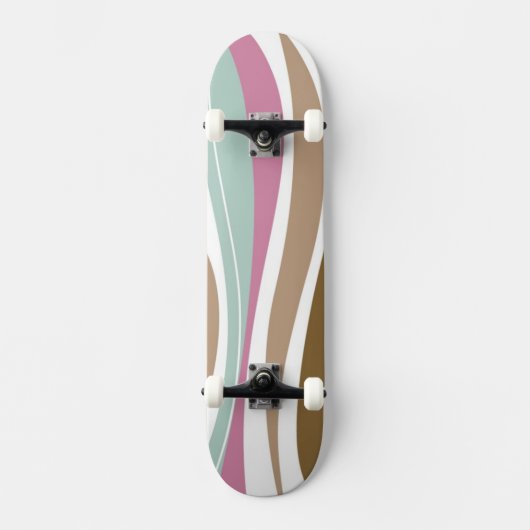 Retrostrepen Skateboard (Voorkant)