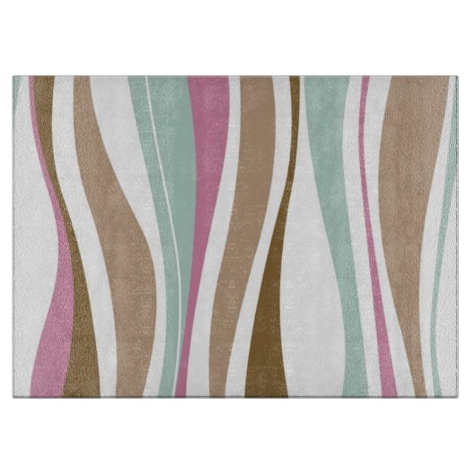 Retrostrepen Snijplank (Voorkant)