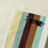 Retrostrepen Strandlaken (In situ)