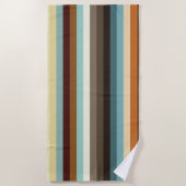 Retrostrepen Strandlaken (Voorkant)