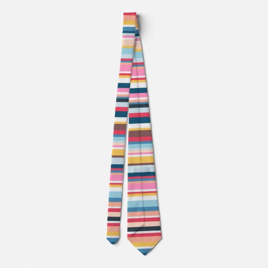 Retrostrepen Stropdas (Achterkant)