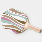 Retrostrepen Tafeltennisbatje (Zijkant)