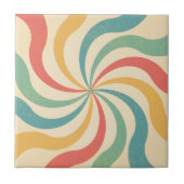 Retrostrepen Tegeltje (Voorkant)