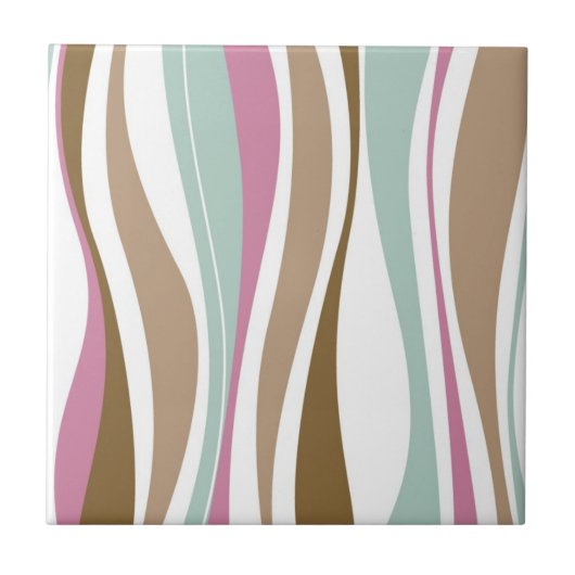 Retrostrepen Tegeltje (Voorkant)