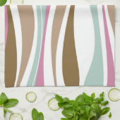 Retrostrepen Theedoek (Gevouwen)