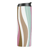 Retrostrepen Thermosbeker (Gedraaid links)