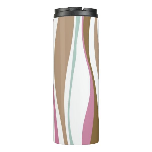 Retrostrepen Thermosbeker (Achterkant)