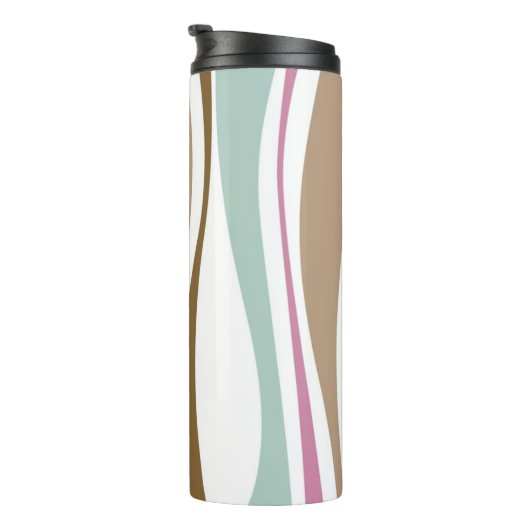 Retrostrepen Thermosbeker (Geroteerd rechts)