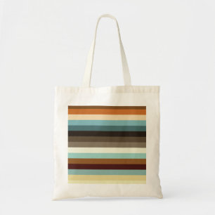 Retrostrepen Tote Bag