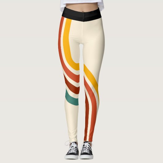 Retrostripe Leggings (Voorkant)