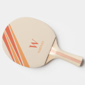 Retrostripes monogram tafeltennisbatje (Zijkant)
