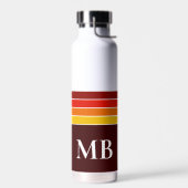 Retrostripes monogram waterfles (Links)
