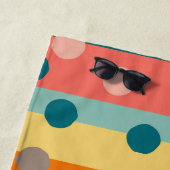 Retrostrips en Stippen Strandlaken (In situ)