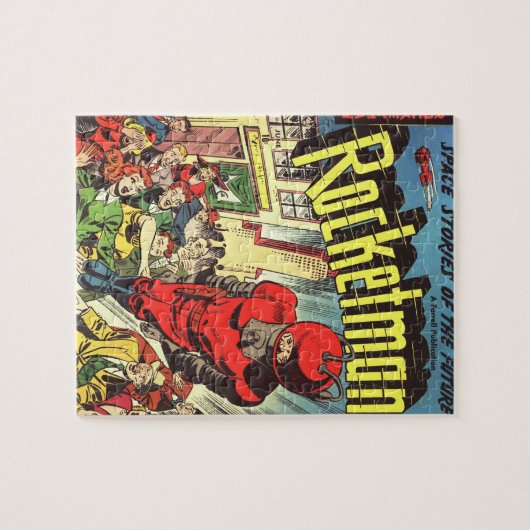 Retrostrips - Rocketman Legpuzzel (Horizontaal)