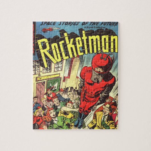 Retrostrips - Rocketman Legpuzzel (Verticaal)