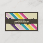 Retrostrips - Stijl 6 Visitekaartje (Achterkant)