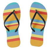 Retrostrips Teenslippers (Voetbed)