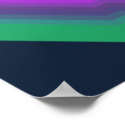 Retrostrips van 70 s poster (Hoek)