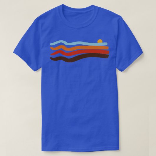 Retrostrips van 70 s t-shirt (Design voorkant)