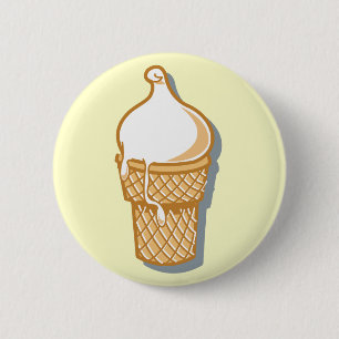 retrostroopwafelijsje ronde button 5,7 cm
