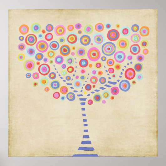 Retrostructuur Aangepaste naam Zaal Poster Wand (Voorkant)