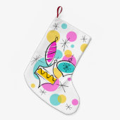Retrostructuur Baubles met twee zijkanten Kleine Kerstsok (Voorkant (Hangend))