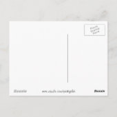 Retrostructuur Baubles Verticaal briefkaart (Achterkant)