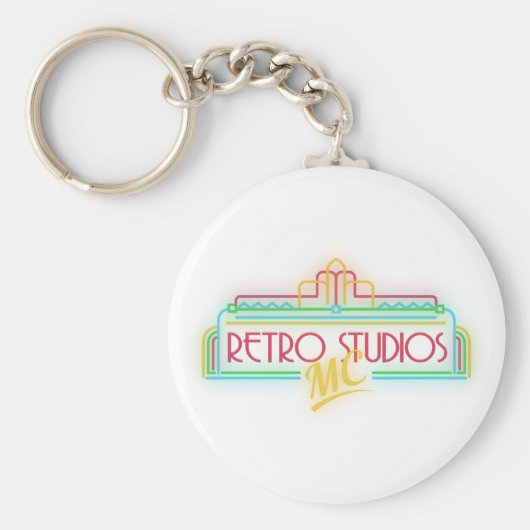 RetroStudiosMC Logo Sleutelhanger (Voorkant)