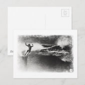 retrosurfen briefkaart (Voorkant / Achterkant)