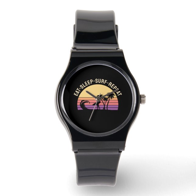 Retrosurfen Horloge (Voorkant)