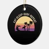 Retrosurfen Keramisch Ornament (Links)
