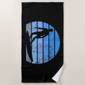 Retrosurfen Strandlaken (Voorkant)