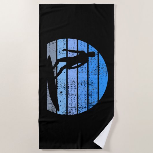 Retrosurfen Strandlaken (Voorkant)