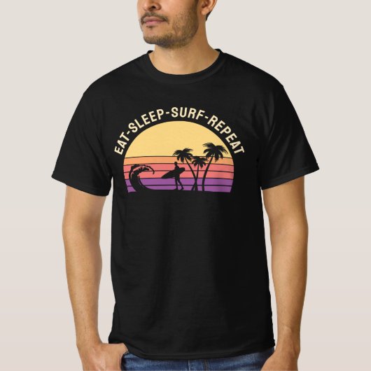 Retrosurfen T-shirt (Voorkant)