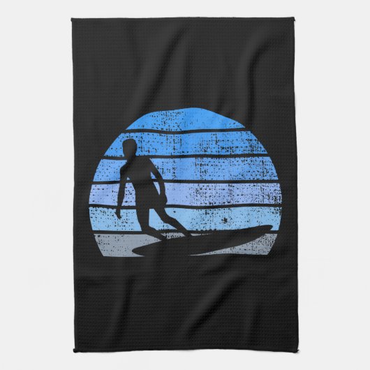 Retrosurfen Theedoek (Verticaal)
