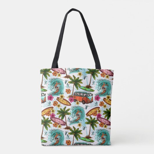 Retrosurfen Tote Bag (Achterkant)