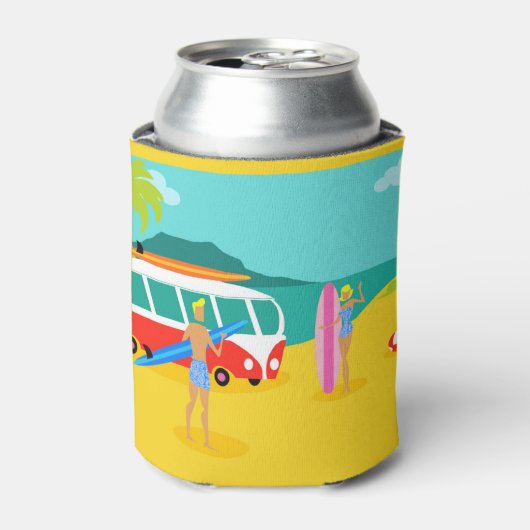  retrosurfer-Koelbox Blikjeskoeler (Blikje Voorkant)