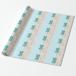 Retrosurfplanken Cadeaupapier