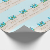 Retrosurfplanken Cadeaupapier (Hoek)