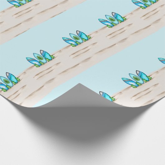 Retrosurfplanken Cadeaupapier (Hoek)