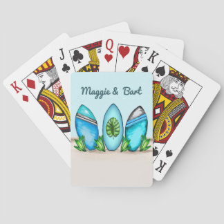 Retrosurfplanken Pokerkaarten