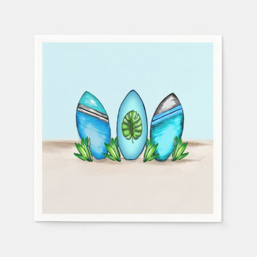 Retrosurfplanken Servet (Voorkant)