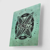 Retrosurfplankvergrendeling Vierkante Klok (Hoek)