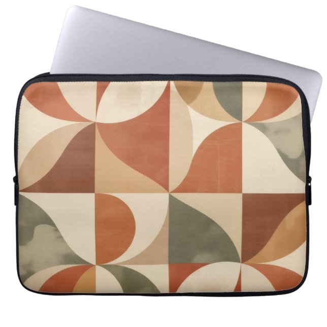 "Retrosymmetrie" Laptop Sleeve (Voorkant)