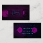 Retrotechnologie, modern gekleurd visitekaartje (Voorkant / Achterkant)