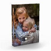 Retrotekst | Zusters en een hart Fotoblokken (Links)