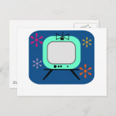 Retrotelevisie Briefkaart (Voorkant / Achterkant)