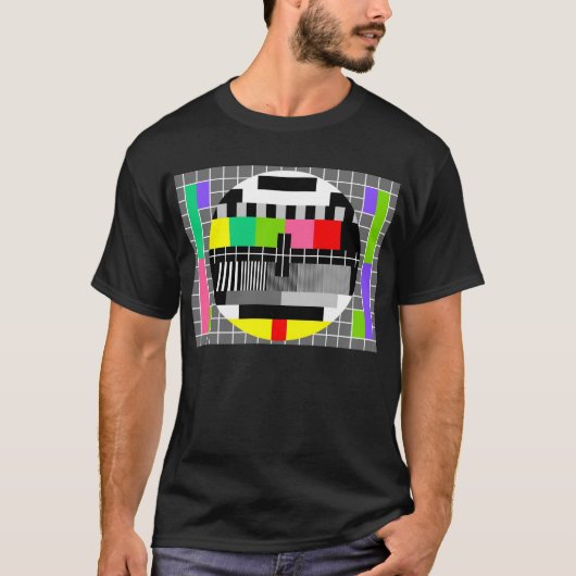 "Retrotelevisie"-shirt voor man T-shirt (Voorkant)