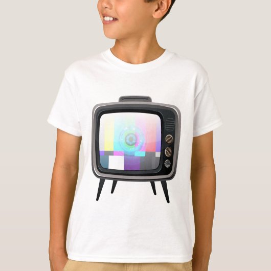 Retrotelevisie T-shirt (Voorkant)